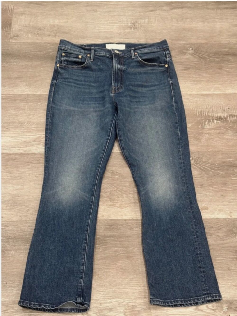 Mother Superior The Insider Ankle Jeans Womens 30 Where The Sun Don't Shine Blue